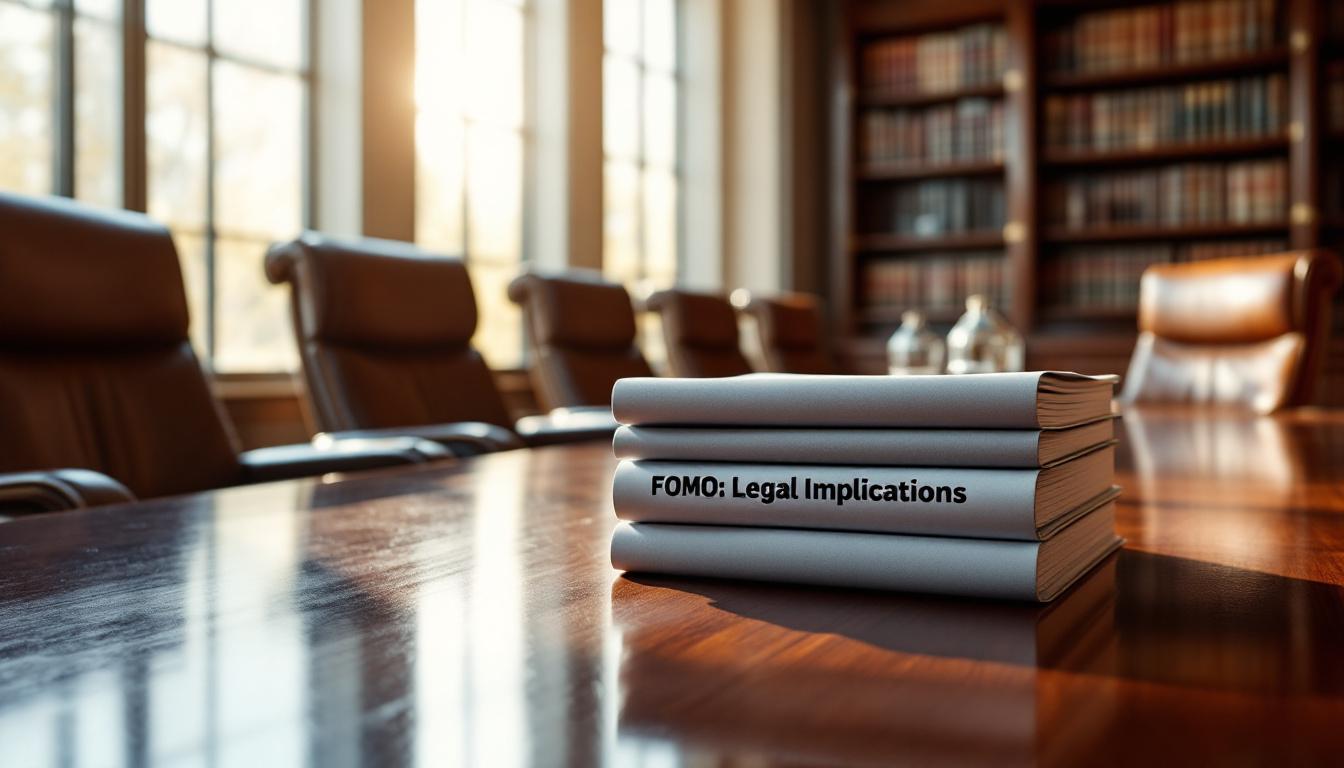 Fomo définition et ses implications juridiques en 2026